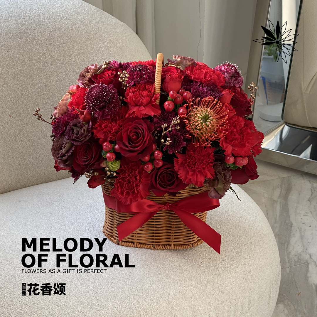 红然心动花篮(L)