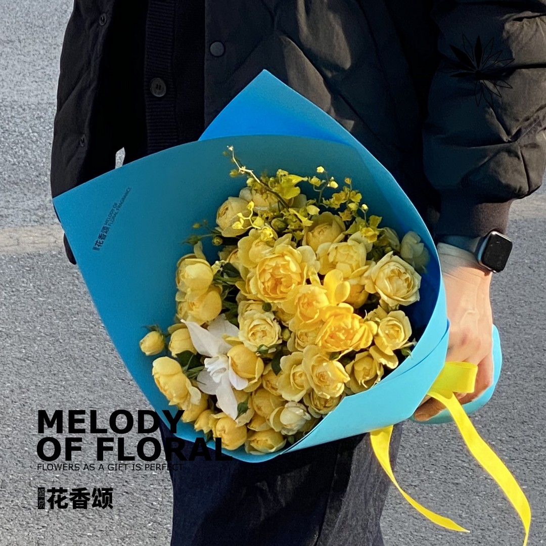 人间暖意多头玫瑰花束(S)